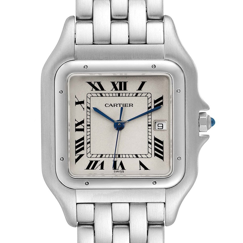 Cartier Panthere Mens watch Unisex Quartz Steel W25032P5