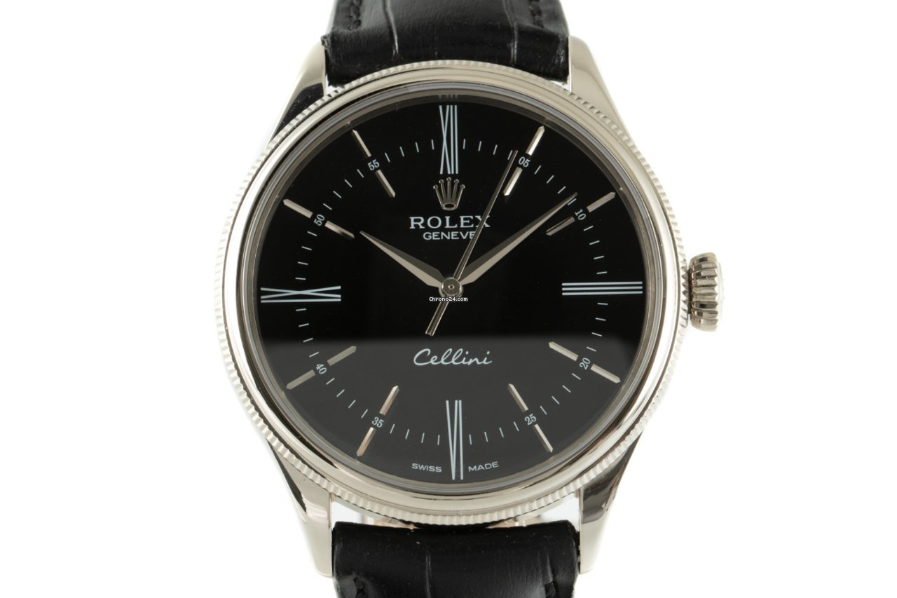 Rolex Cellini Time Mens watch Unisex White gold Automatic 50509