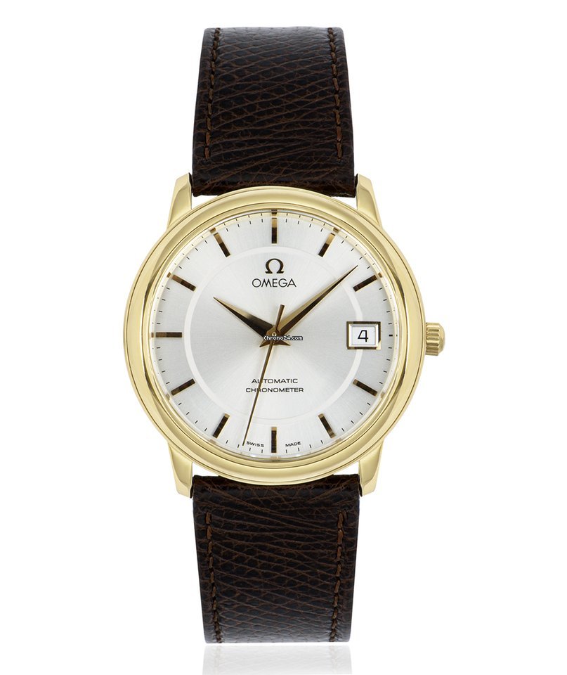 Omega De Ville Prestige Mens watch Unisex Automatic Yellow gold 168.1050