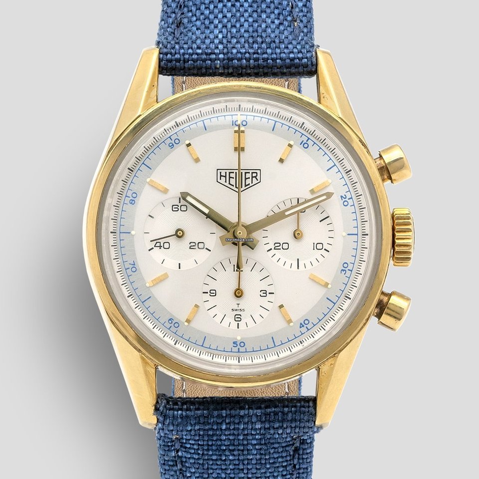 TAG Heuer Carrera Mens watch Unisex Manual winding Yellow gold CS3140