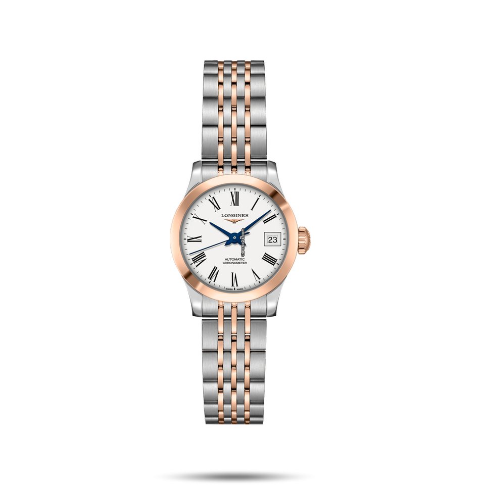 Longines Record Mens watch Unisex Automatic Rose gold L2.320.5.11.7
