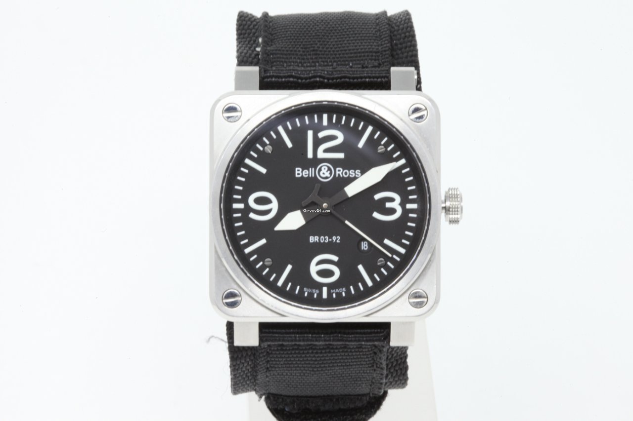 Bell & Ross BR 03-92 Steel Mens watch Unisex Automatic Steel BR0392-BLC-ST