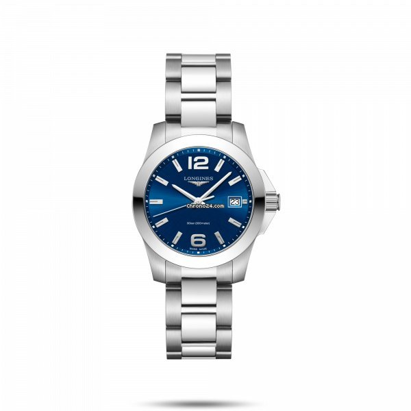 Longines Conquest Quartz Steel L3.377.4.96.6