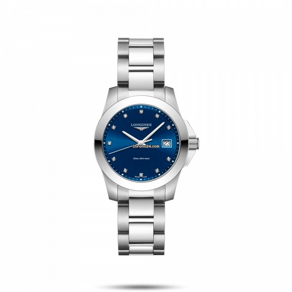 Longines Conquest Quartz Steel L3.377.4.97.6