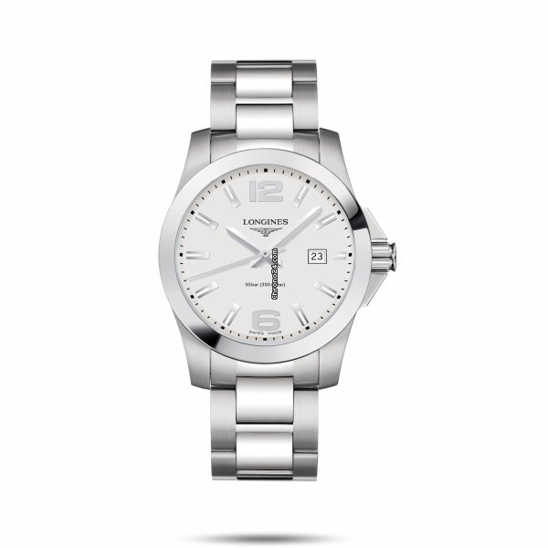Longines Conquest Mens watch Unisex Quartz Steel L3.759.4.76.6