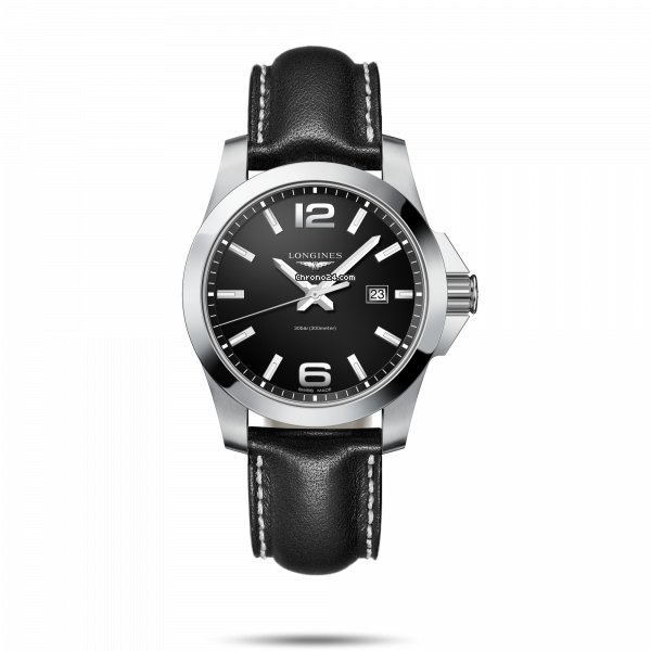 Longines Conquest Mens watch Unisex Quartz Steel L3.760.4.56.3