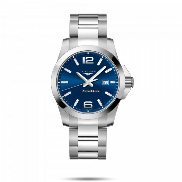 Longines Conquest Mens watch Unisex Quartz Steel L3.760.4.96.6