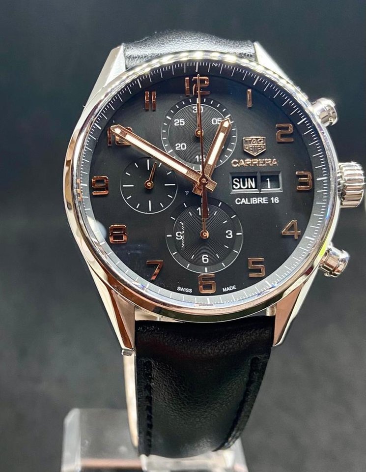 TAG Heuer Carrera Calibre 16 Mens watch Unisex Steel CV2A1AB