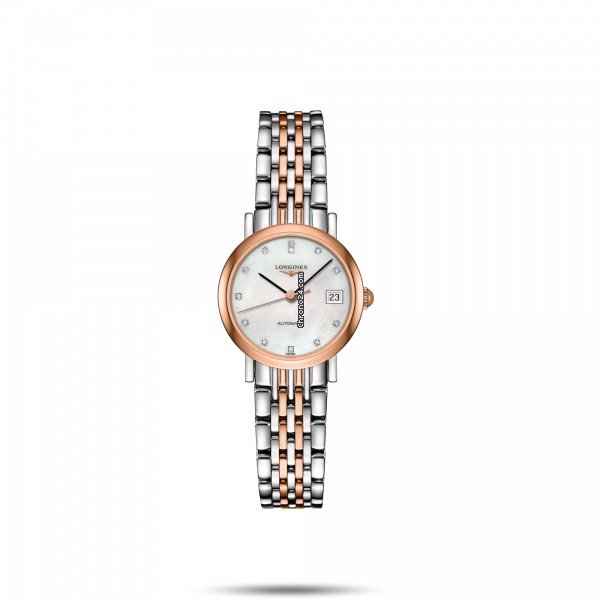 Longines Elegant Womens watch Automatic Gold Steel L4.309.5.87.7