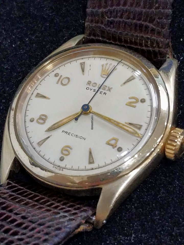 Rolex Oyster Precision Mens watch Unisex Yellow gold Manual winding 6022