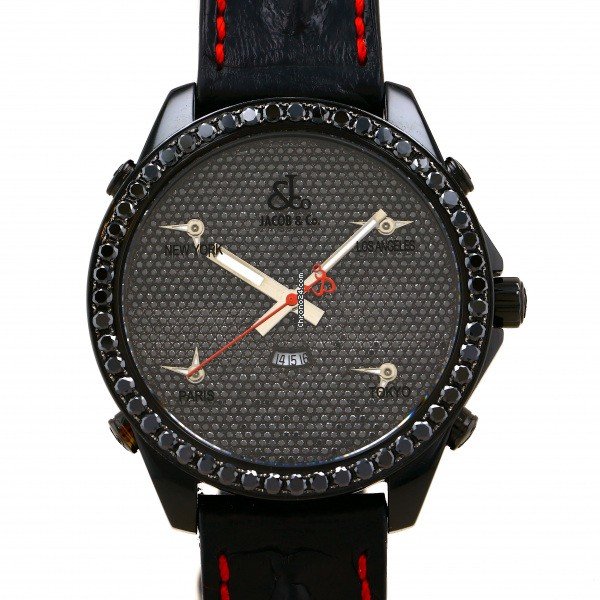 Jacob & Co. Five Time Zone Quartz Steel JC-130D
