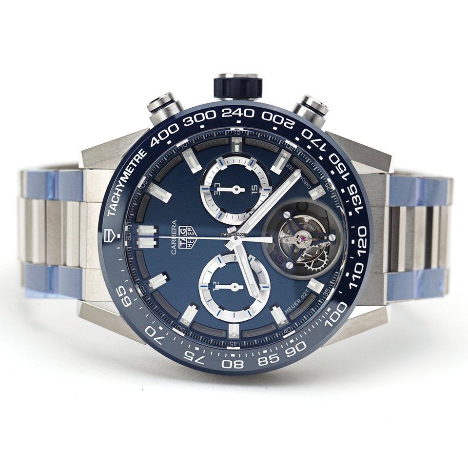 TAG Heuer Carrera Heuer-02T Mens watch Unisex Automatic Titanium CAR5A8C.BF0707