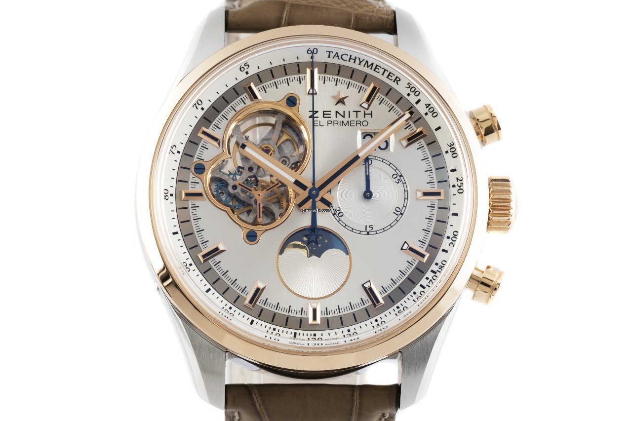 Zenith El Primero Chronomaster Mens watch Unisex Automatic Gold Steel 51.2160.4047 01.C713