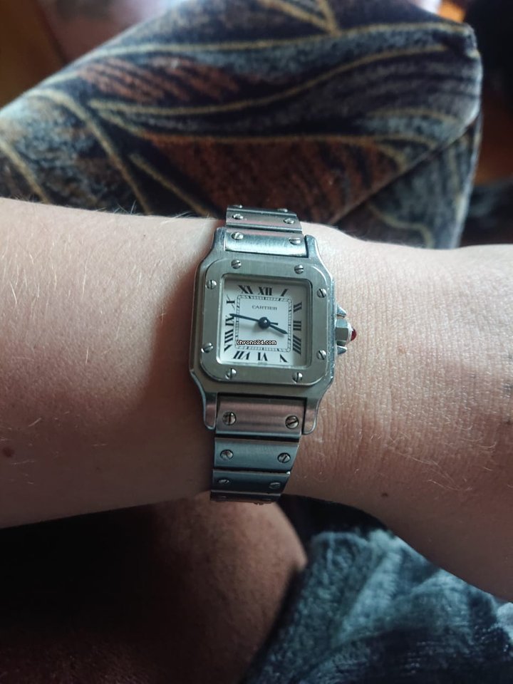 Cartier Santos Mens watch Unisex Automatic Steel 1552