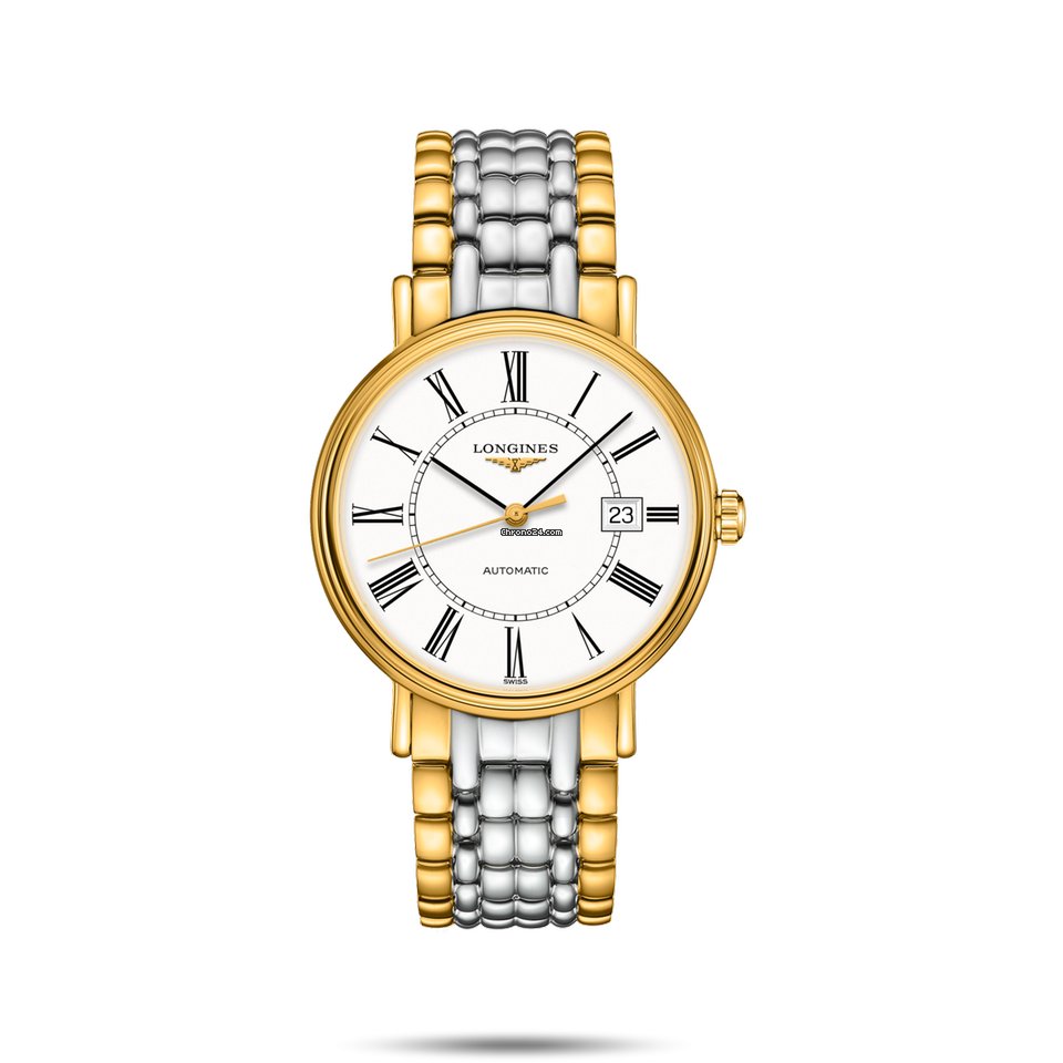 Longines Presence Mens watch Unisex Automatic Gold Steel L4.922.2.11.7