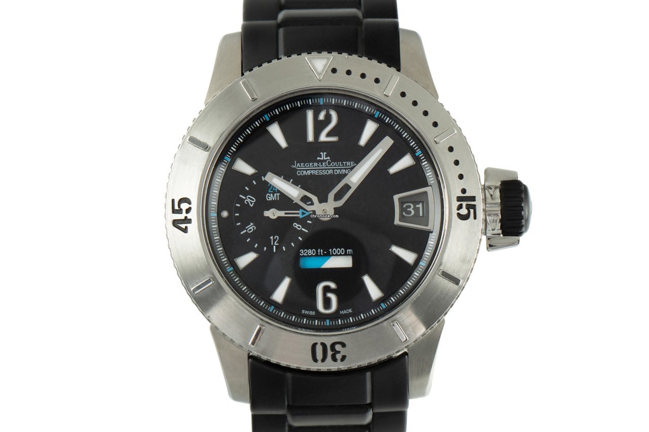 Jaeger-LeCoultre Master Compressor Diving GMT Mens watch Unisex Automatic Titanium Q187T670