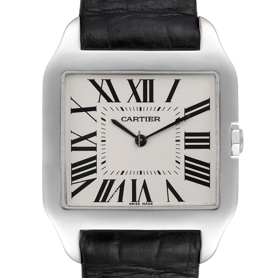 Cartier Santos Dumont Mens watch Unisex Manual winding White gold W2007051