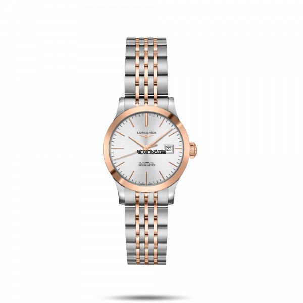 Longines Record Womens watch Automatic Gold Steel L2.321.5.72.7