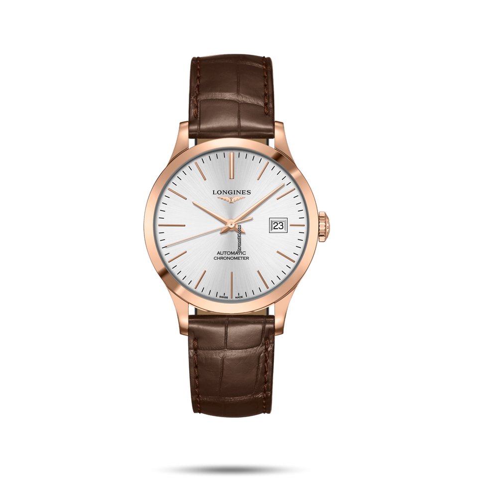 Longines Record Mens watch Unisex Automatic Red gold L2.820.8.72.2