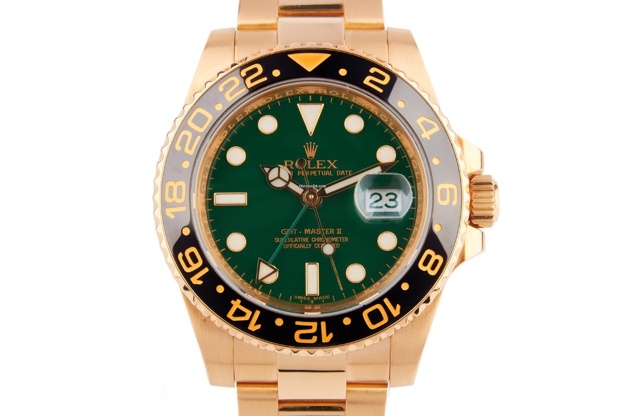 Rolex GMT-Master II Mens watch Unisex Yellow gold Automatic 116718