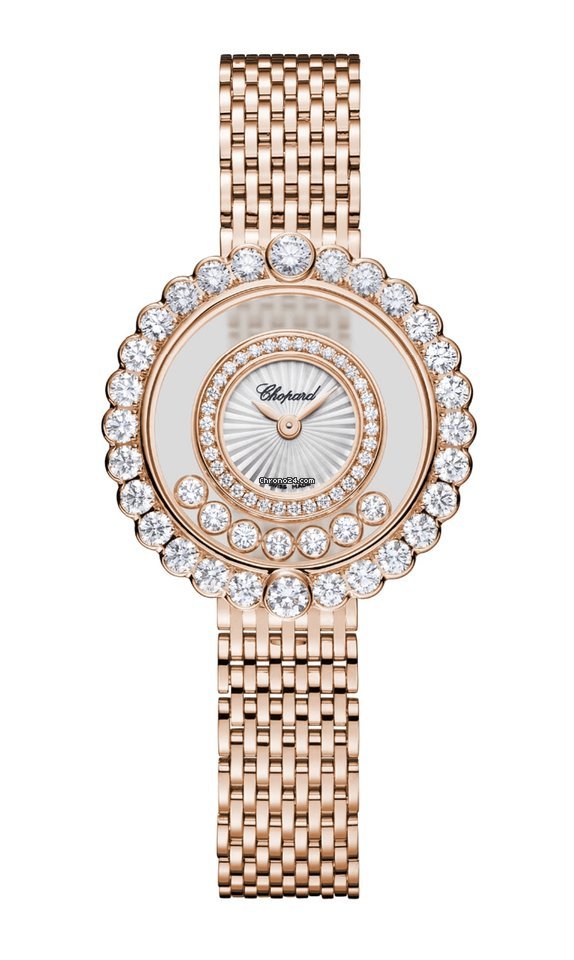 Chopard Happy Diamonds Womens watch Quartz Rose gold 204180-5201