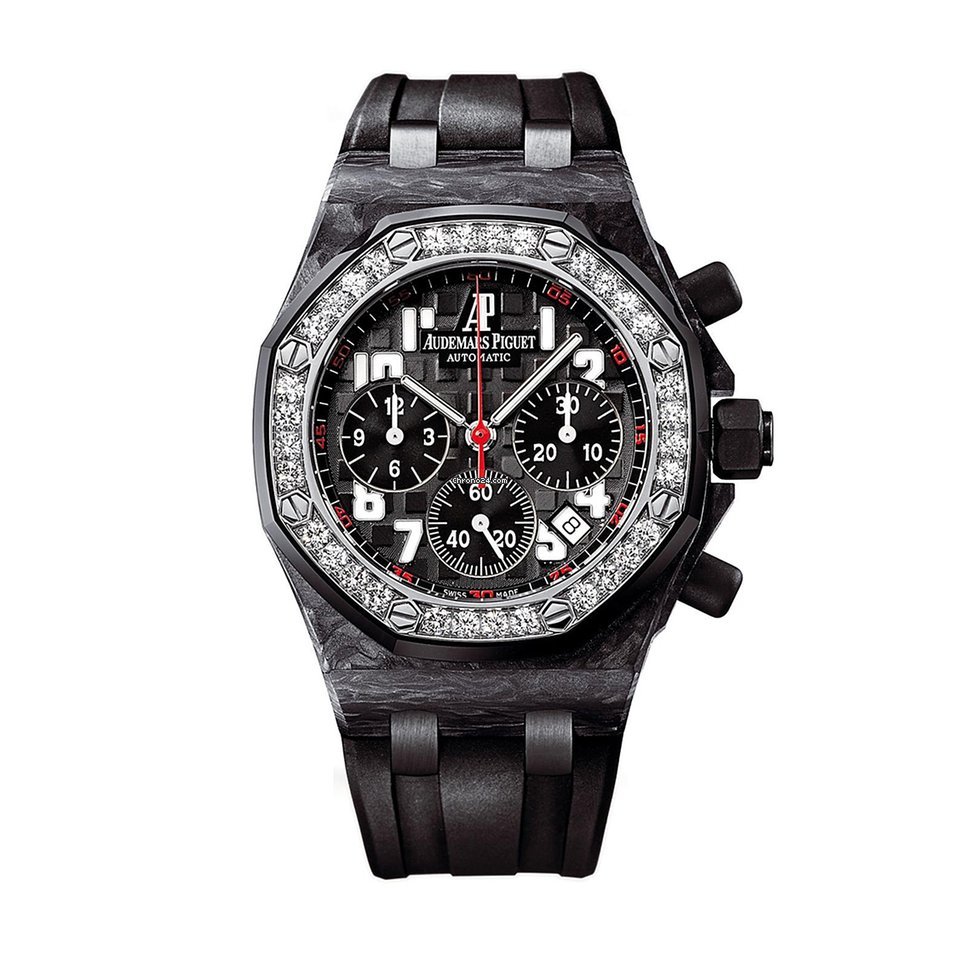 Audemars Piguet Royal Oak Offshore Lady Womens watch Automatic Carbon 26267FS.ZZ.D002CA.01