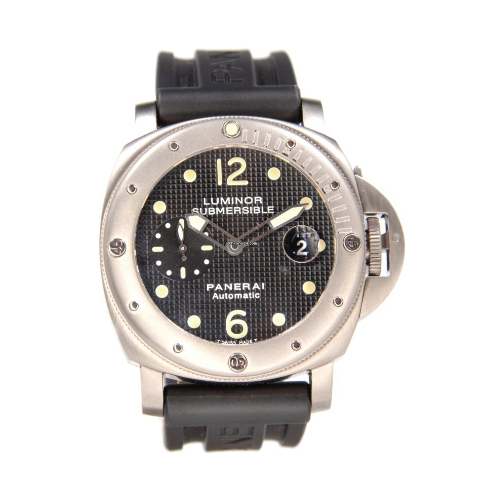 Panerai Luminor Submersible Mens watch Unisex Automatic Titanium PAM 00025