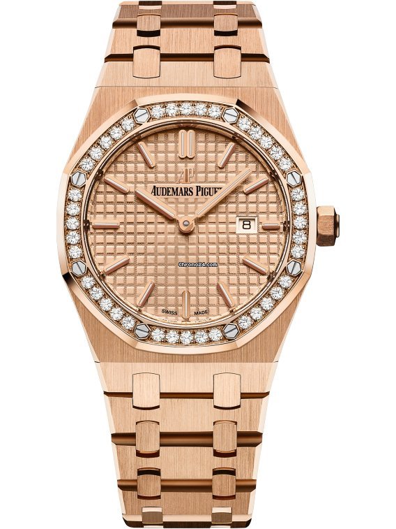 Audemars Piguet Royal Oak Lady Womens watch Quartz Rose gold 67651OR.ZZ.1261OR.03