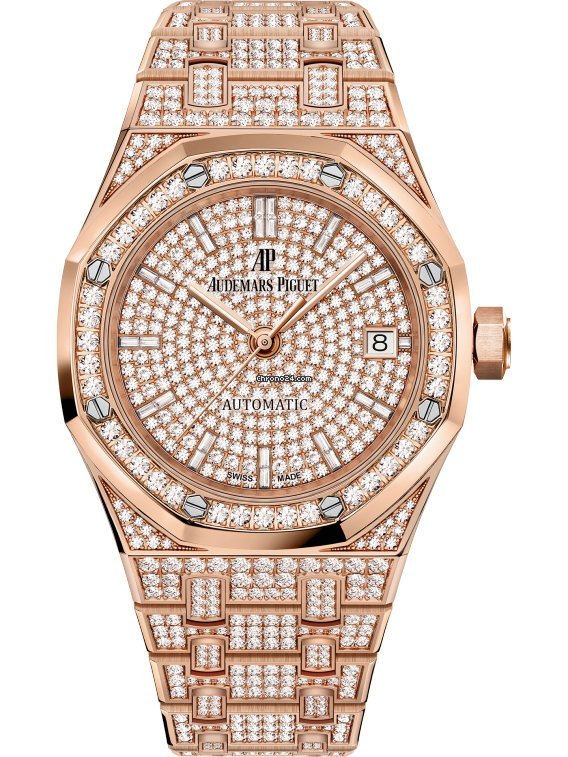 Audemars Piguet Royal Oak Lady Womens watch Automatic Rose gold 15452OR.ZZ.1258OR.02