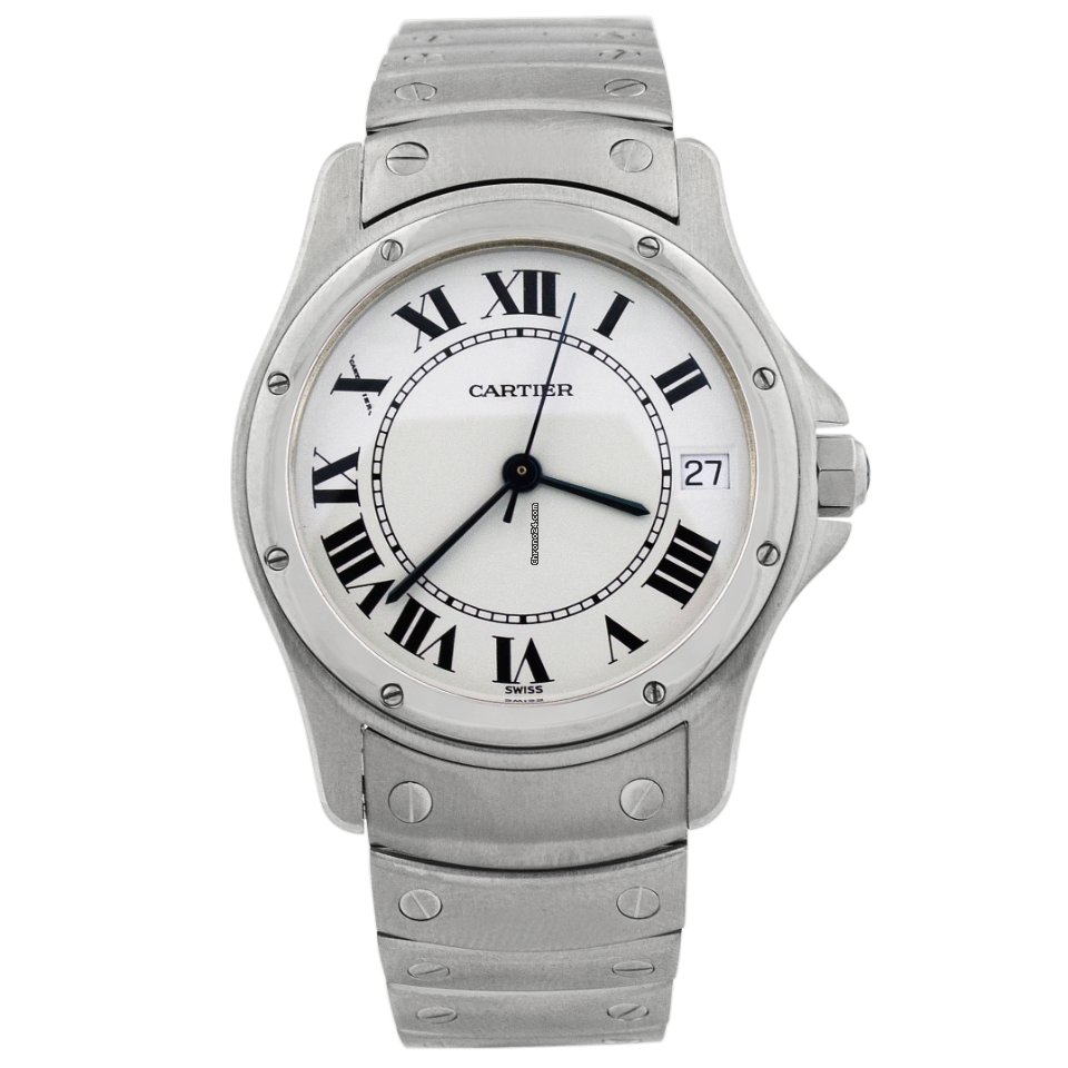 Cartier Santos Mens watch Unisex Automatic Steel W20026K1