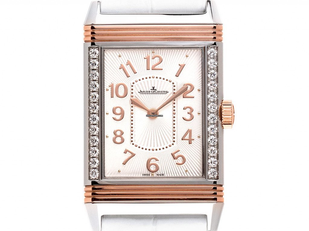 Jaeger-LeCoultre Grande Reverso Lady Ultra Thin Mens watch Unisex Manual winding Gold Steel Q3224420
