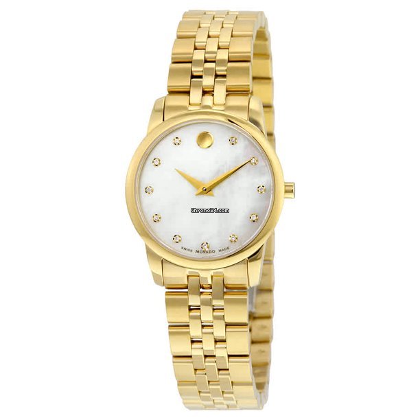 Movado Museum Womens watch Quartz Gold Steel 0606998