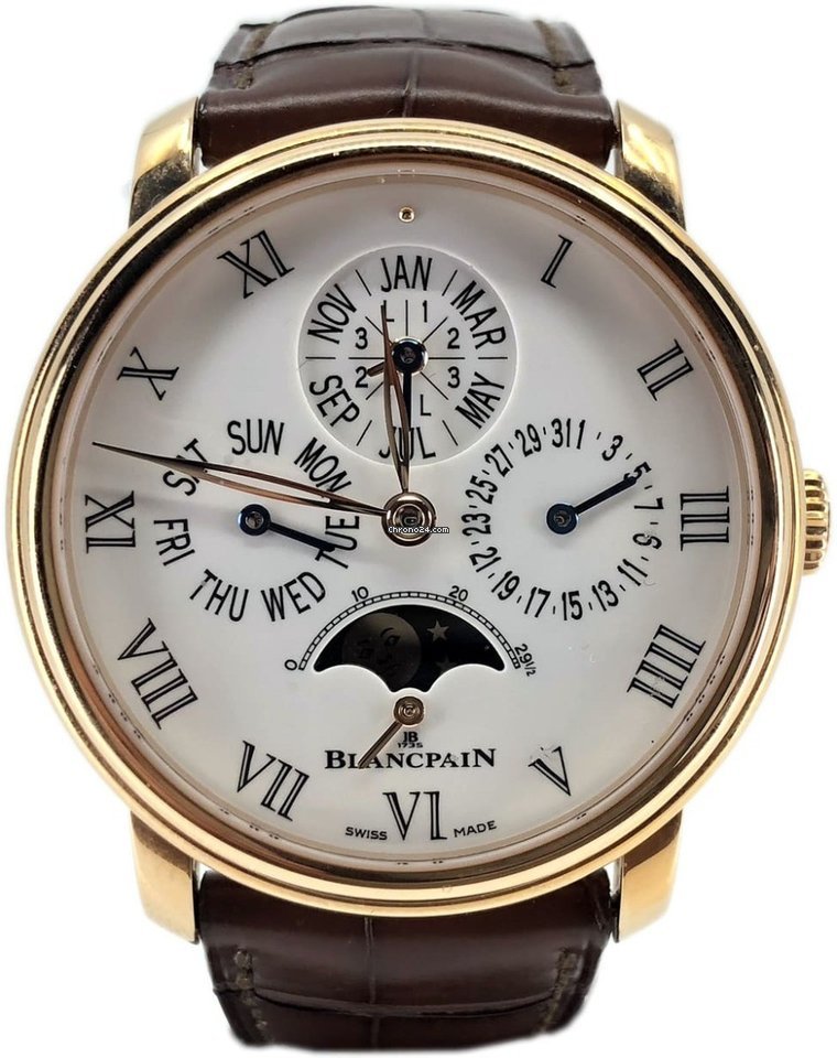 Blancpain Villeret Mens watch Unisex Automatic Red gold 6659-3631-55B