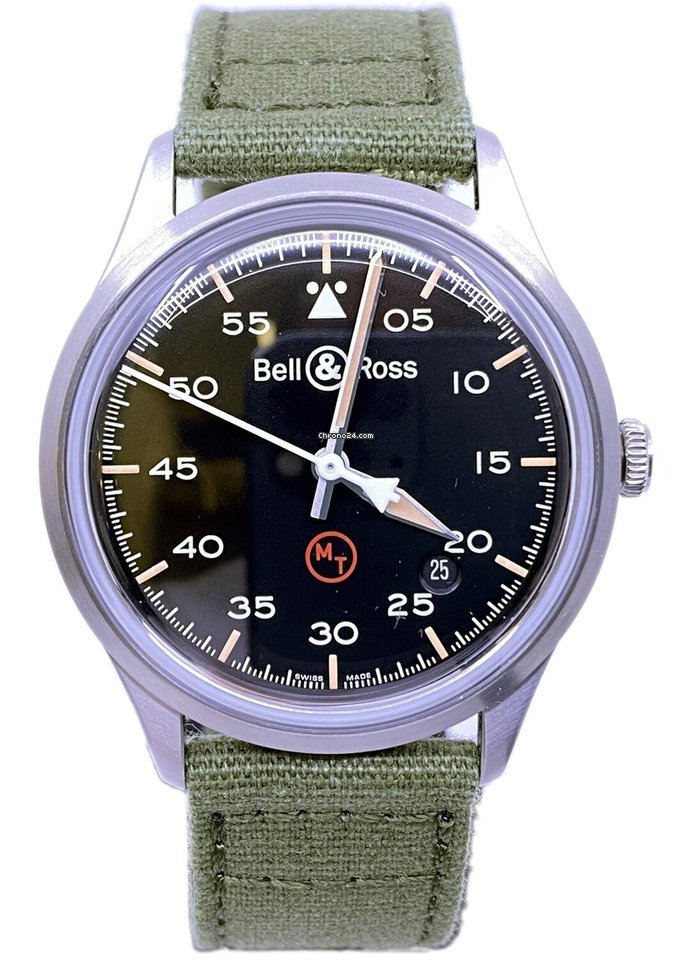 Bell & Ross BR V1 Mens watch Unisex Automatic Steel BRV192-MIL-ST SCA