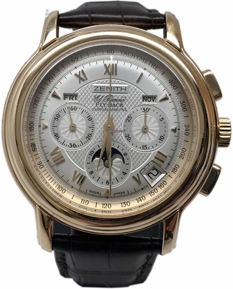 Zenith Mens watch Unisex Automatic Yellow gold 1240