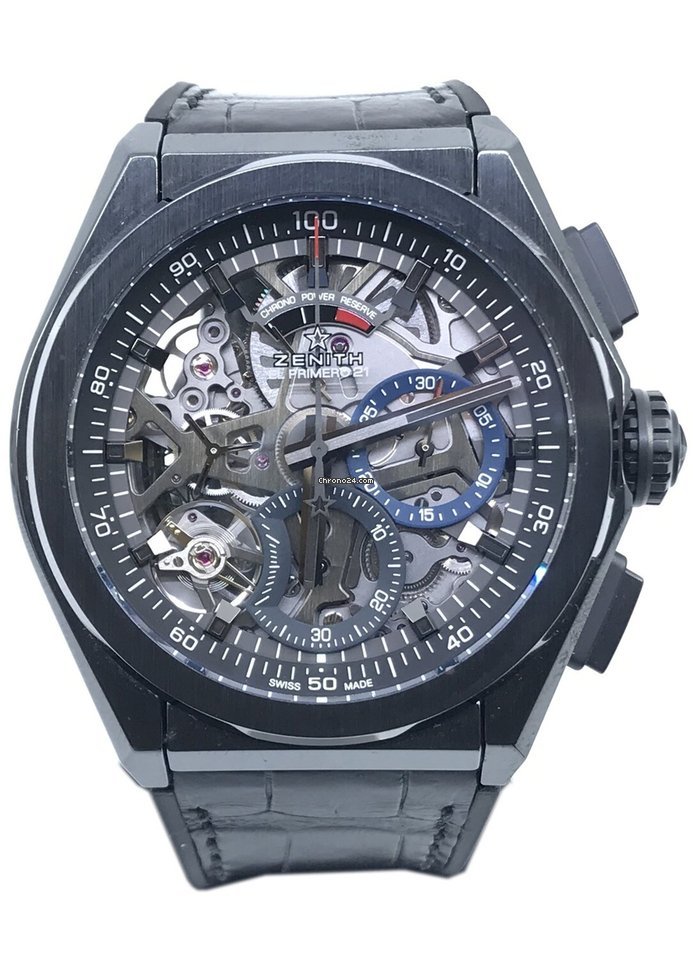 Zenith Defy El Primero Mens watch Unisex Automatic Ceramic 21 49.9000.9004 78.R582