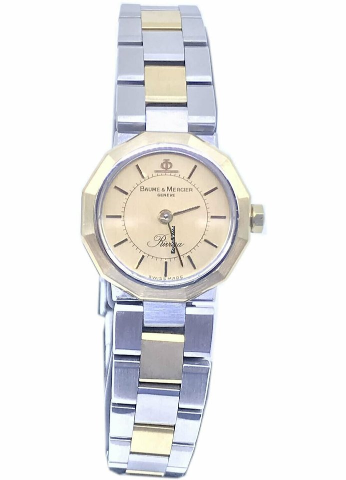 Baume & Mercier Womens watch Quartz Gold Steel 5220 SS
