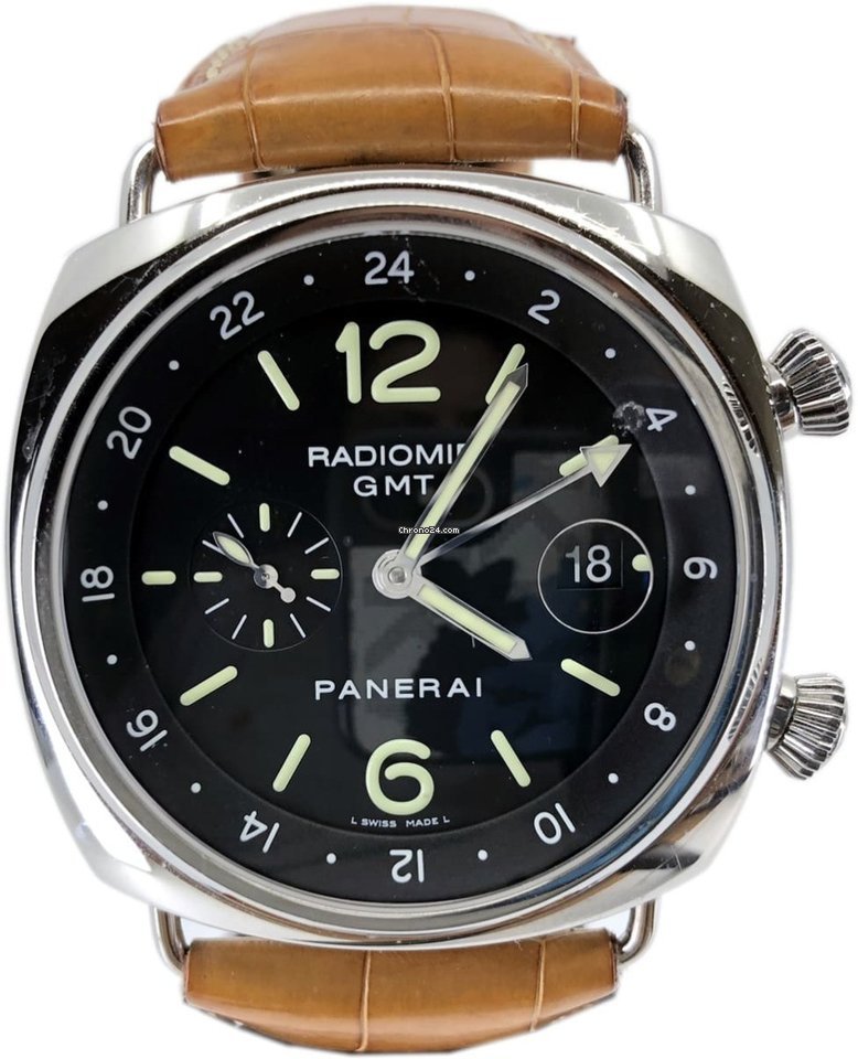 Panerai Radiomir GMT Mens watch Unisex Automatic Steel GMT PAM00184