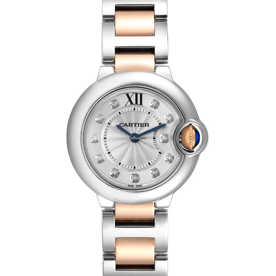 Cartier Ballon Bleu 28mm Womens watch Quartz Steel WE902030