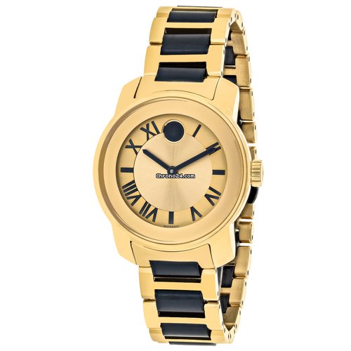 Movado Bold Womens watch Quartz Gold Steel 3600355