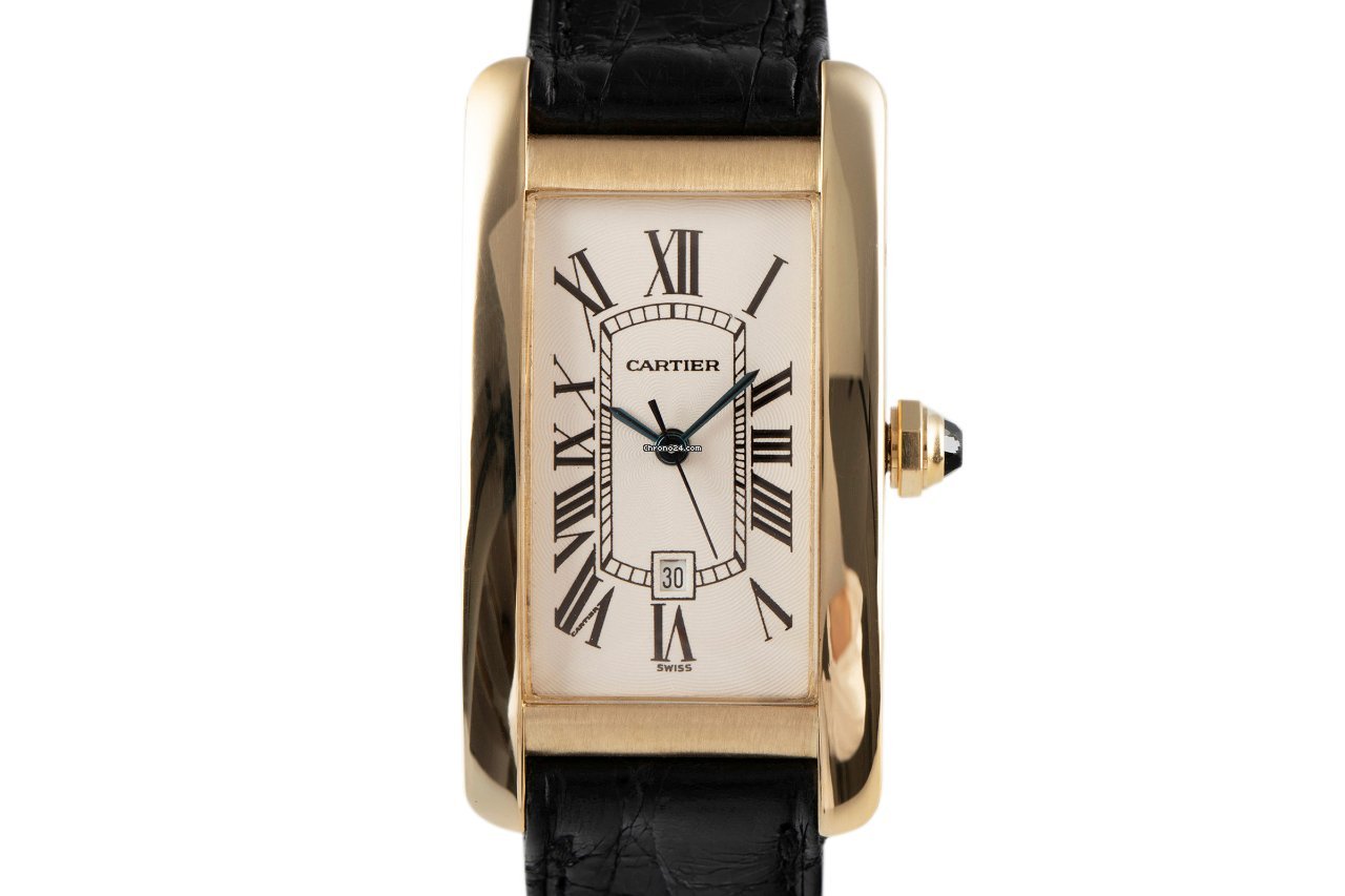 Cartier Tank Americaine Mens watch Unisex Automatic Yellow gold 2483