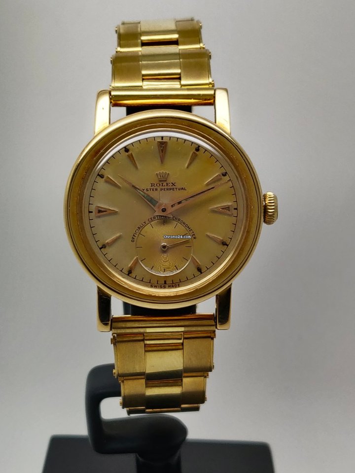 Rolex Oyster Perpetual Mens watch Unisex Steel Automatic 3716