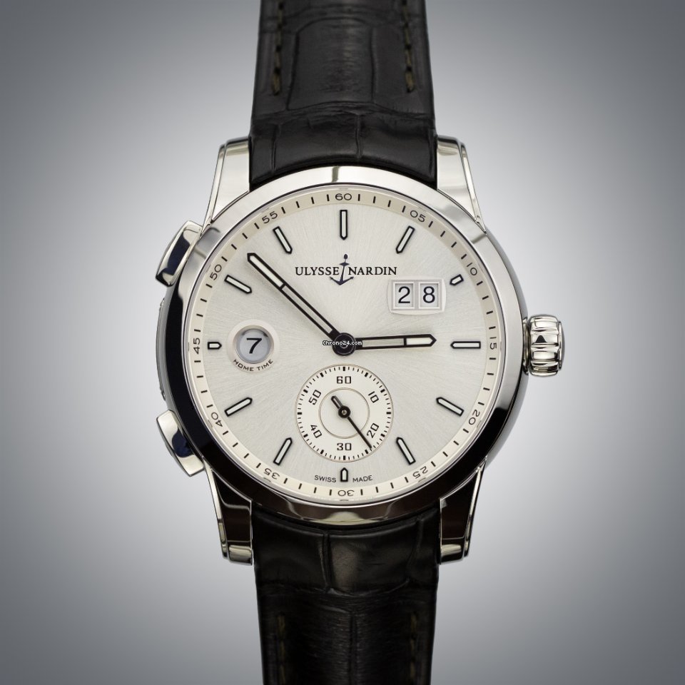 Ulysse Nardin Dual Time Mens watch Unisex Automatic Steel 3343-126 91