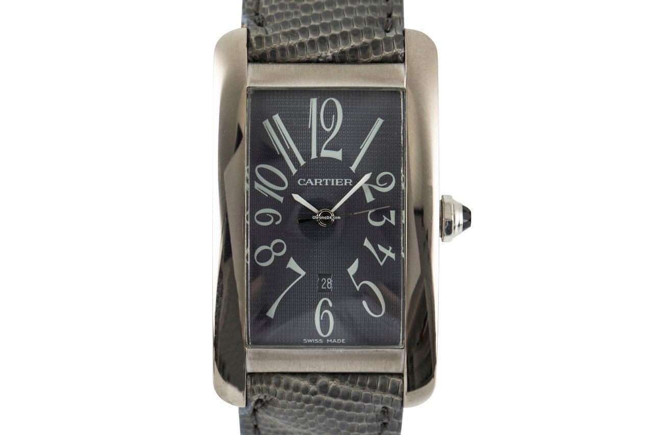 Cartier Tank Americaine Mens watch Unisex Automatic White gold 1741
