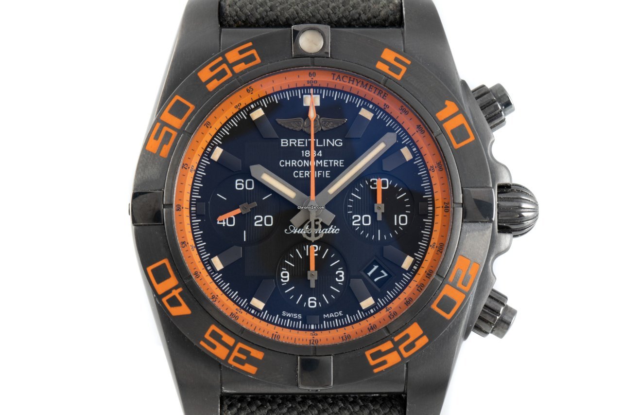 Breitling Chronomat 44 Raven Mens watch Unisex Automatic Steel MB0111