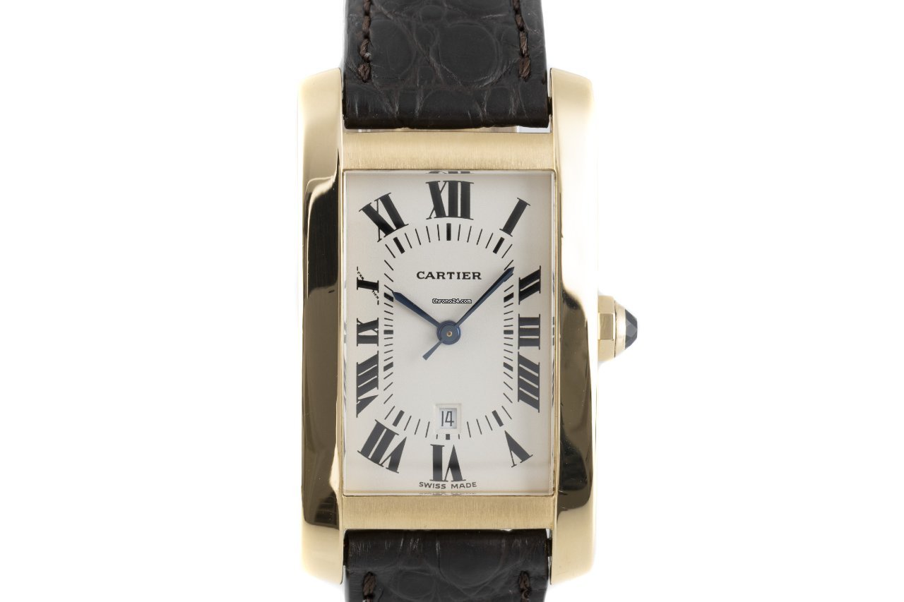 Cartier Tank Americaine Mens watch Unisex Automatic Yellow gold 8172984