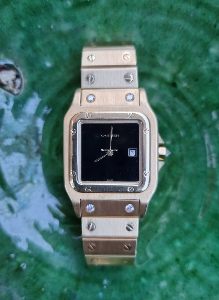 Cartier Santos Mens watch Unisex Automatic Yellow gold 2960