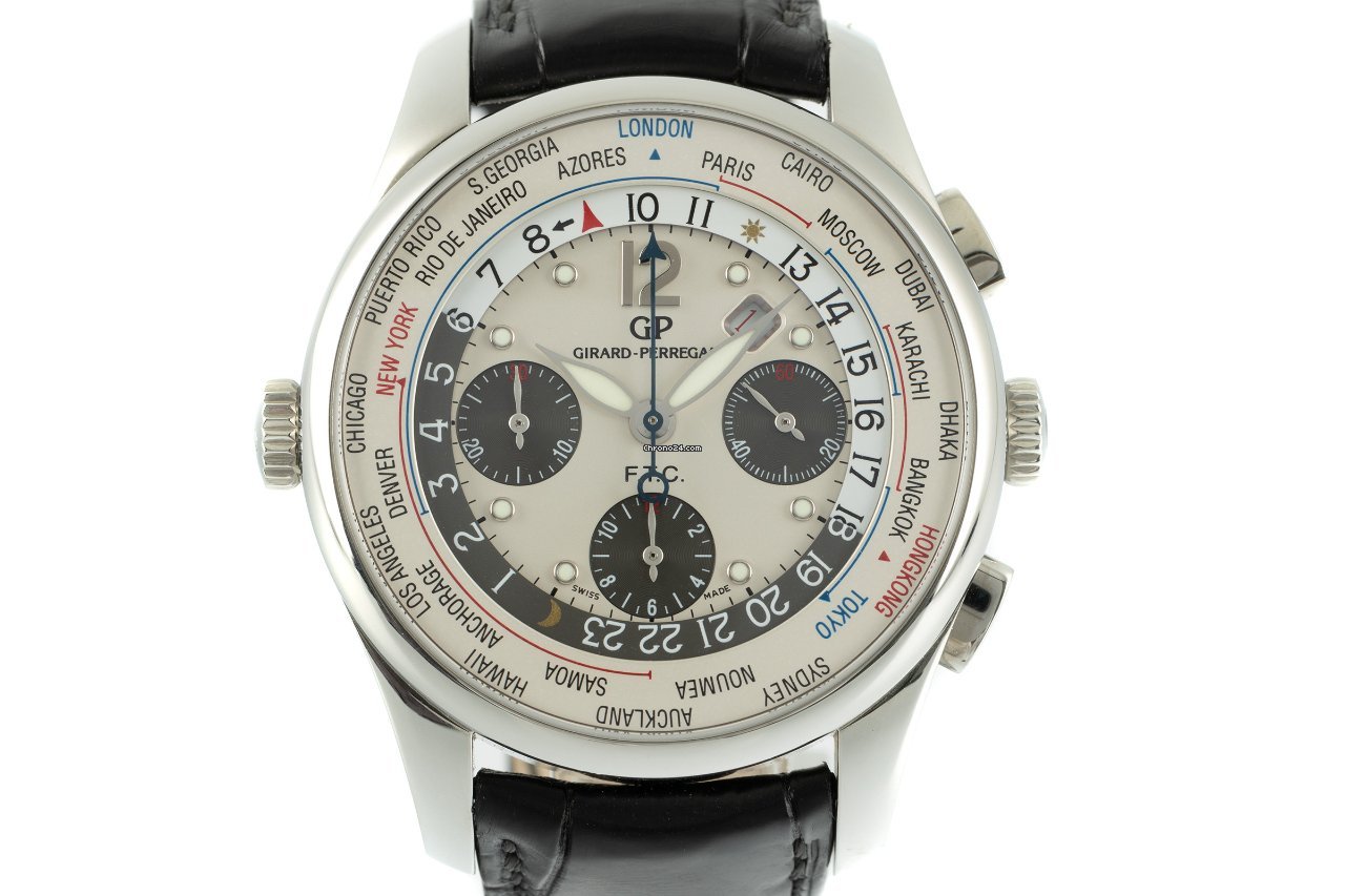 Girard Perregaux WW.TC Mens watch Unisex Automatic Steel 49805