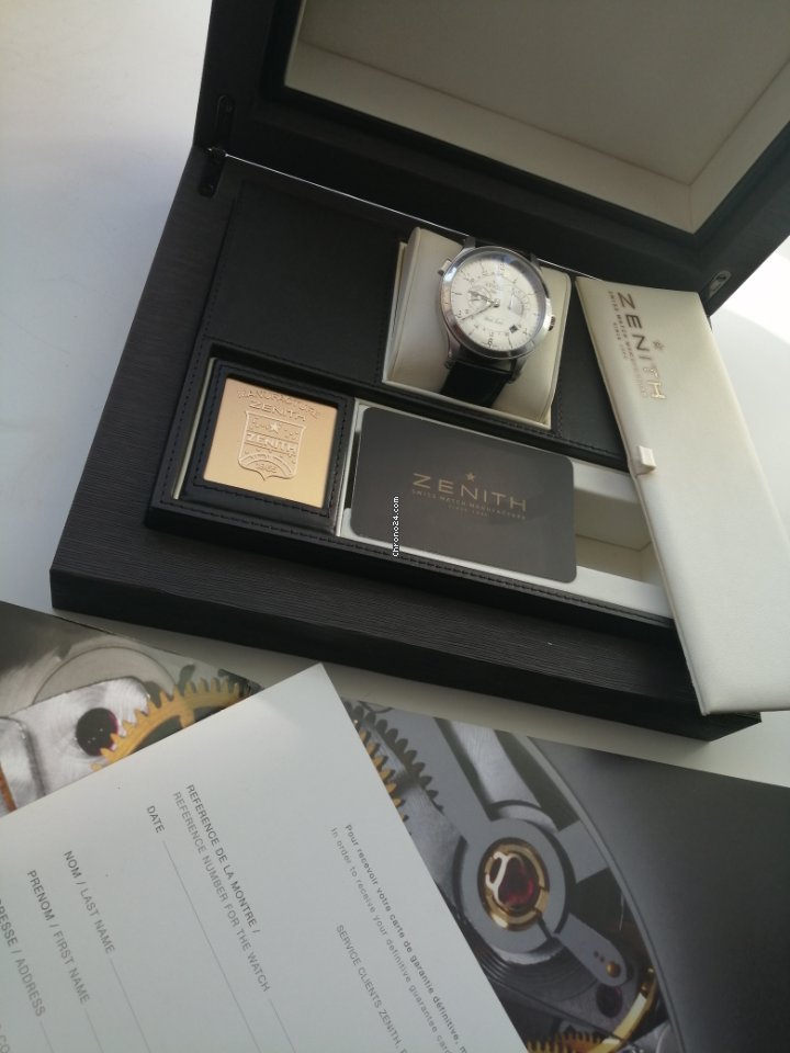 Zenith Elite Dual Time Mens watch Unisex Automatic Steel 03.0520.683