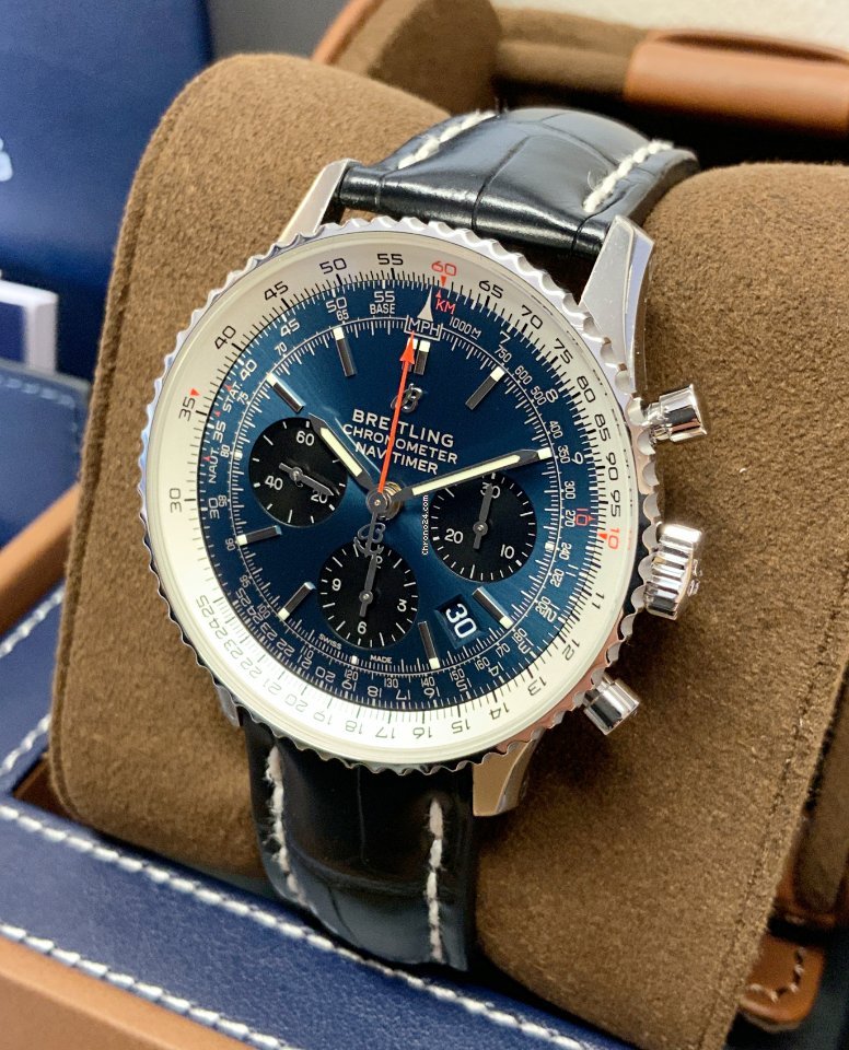 Breitling Navitimer 1 B01 Chronograph 43 Mens watch Unisex Automatic Steel AB0121211C1P1